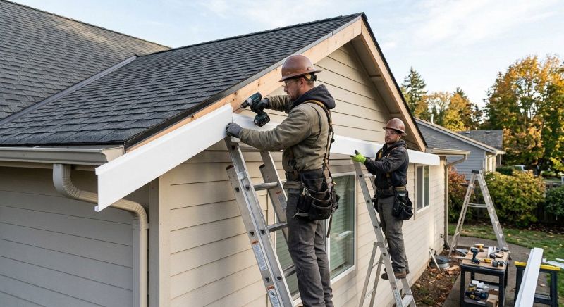 Garage Fascia Replacement in Olathe, KS