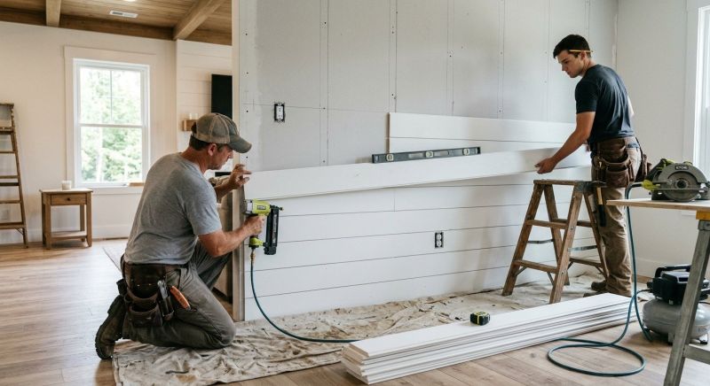 Chair Rail Installation in Wilmington, NC