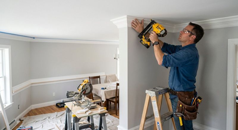 Crown Molding Renovation in Wilmington, NC