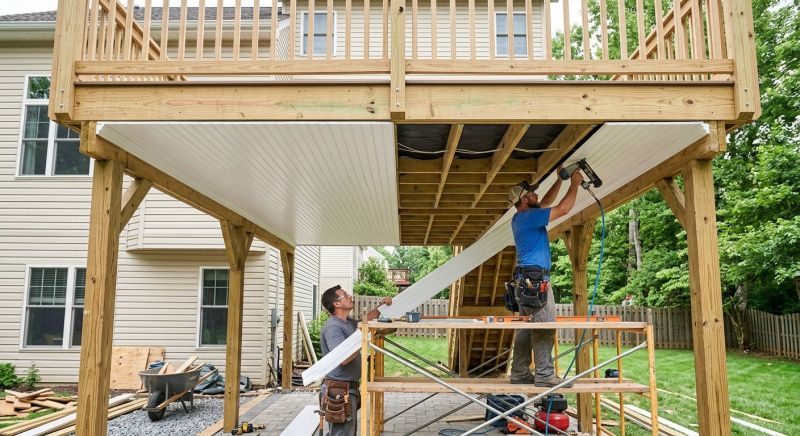 Deck Ceiling Installation in Alpharetta, GA
