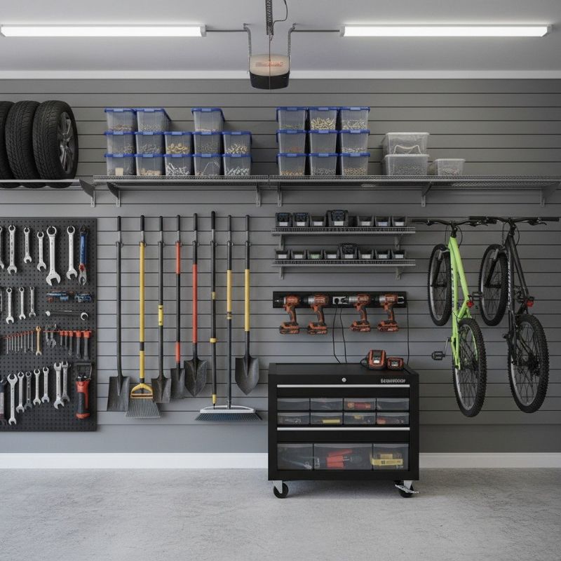 Garage Tool Rack Installation in Montgomery County, MD